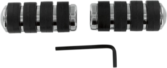 Kuryakyn Large ISO-Pegs Without Adapters In Chrome Finish (7965)