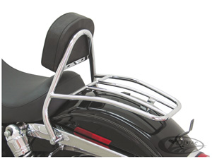 Zodiac Driver Backrest With Luggage Rack For Harley Davidson 2006 - Present Dyna Motorcycles (731956)