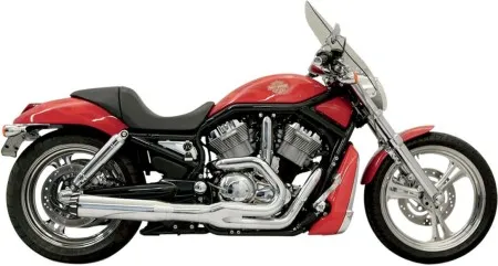 Bassani Chrome Road Rage II B1 Power Exhaust System For Harley Davidson 2002-2005 VRSCA/B Models (1V18R)
