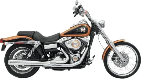 Bassani Road Rage 2 Into 1 Long System In Chrome For 2006-2017 FXD & FXDWG Models (Except FLD) (13111J)