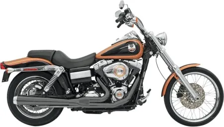 Bassani Road Rage 2 Into 1 Long System In Black For 2006-2017 FXD & FXDWG Models (13121J)