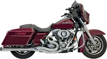 Bassani Road Rage II Mega Power System In Chrome For Harley Davidson 1995-2016 Touring Models (FLH-767)