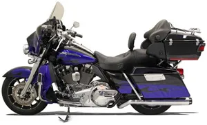 Bassani Road Rage II B1 Power Optional Pseudo Left Side Muffler In Chrome For Harley Davidson 2009-2016 Touring Models (Using Part 1800-1284) (1F59R)