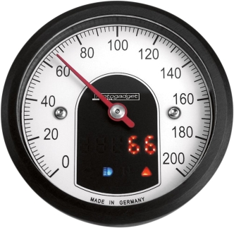 MotoGadget Motoscope Tiny Digital Speedo Standard Black Bezel (5001010)