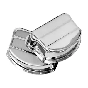 Paughco Panhead Rocker Box Covers In Chrome Steel Stock Style (765)