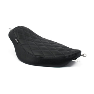Rough Crafts Solo Seat In Black With Diamond Stitching For Harley Davidson 2004-2020 Sportster Models (ARM008339)