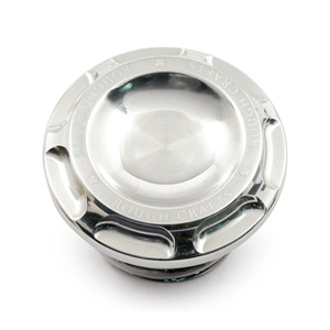 Rough Crafts Groove Polished Gas Tank Cap (ARM628339)
