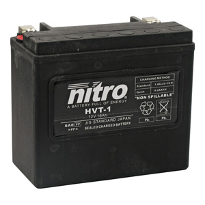 Nitro HVT Battery For 00-20 Softail; 97-17 Dyna; 97-03 XL; 07-17 V-Rod excl. 2007 VRSCR (ARM087059)