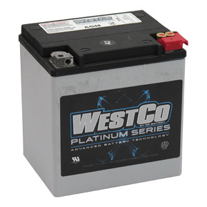 WestCo Sealed AGM Battery For 97-20 FLT/Touring; 09-20 Trikes (ARM510855)