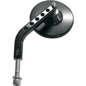 Joker Machine View Tech VII Mirror in Black Finish For Left Side Only For Stock Mirror Position (03-018L)