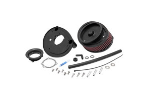 K&N RK Series Intake Large Capacity Filter Assembly, 2 1/4 Inch Tall For 99-06 Twin Cam W/CV Carb, 01-15 Twin Cam W/Delphi EFI (Except 08-15 FLSTSB, Dyna & Dresser) (RK-3910-1)