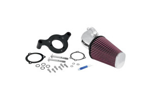 K&N Aircharger Performance Intake Polished For 01-15 Softail; 04-17 Dyna (excl. 16-17 FXDLS); 02-07 FLT/Touring (63-1125P)