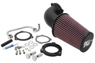 K&N Aircharger Performance Intake Textured Black For 2007-2020 XL 883/1200 Models (Excl 08-12 XR1200) (63-1126)