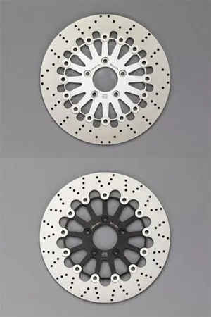 Harrison Billet SP16 11.5 Inch Rotor In Polished, Clear Anodised or Black Finish For 2000-Up Harley Davidson