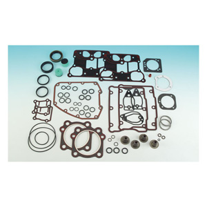 James Motor Gasket Set for 88/96 Inch Twin Cam (With 99-10 Style Head Breather Gaskets) 05-17 TCA/B - 0.036 Inches Silicone Coated Head Gaskets (17053-05-X)