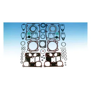 James Top-End Gasket Set Twin Cam - (With 99-10 Style Breather Gaskets) 99-04 TCA/B - 88 Inch/1450cc - 0.036 Inches Head Gaskets (17054-99)
