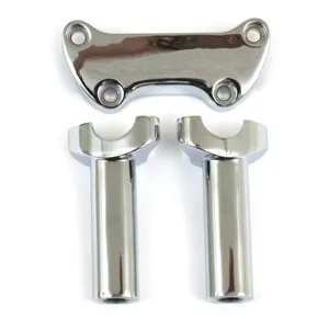 Doss OEM Style Straight Risers With Top Clamp (4 1/2 Inch Rise) (04-006)