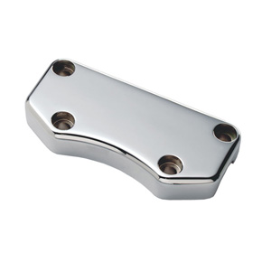 Wild 1 Smooth Billet Top Clamp In Chrome With Exposed Mounting Bolts (WO505)