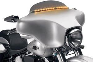 Cycle Vision Chrome Tech Trim With Lights For 96-13 FLHT, FLHX & HD FL Trikes (CV4862B)