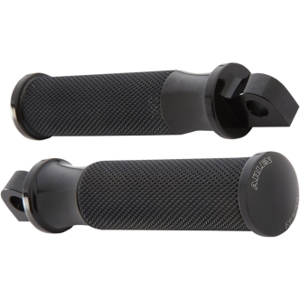 Arlen Ness Smooth Fusion Footpegs In Black (07-921)