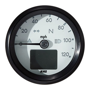 MMB Ultra Mini Basic Electronic Speedo 120 Mph (ARM168385)