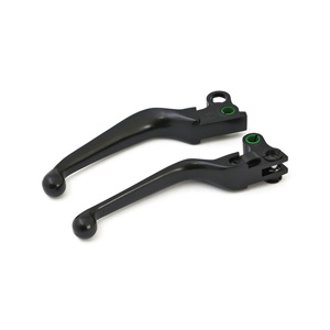Doss Wide Blade Brake & Clutch Levers In Black For 82-95 Big Twin & Sportster Motorcycles (ARM135319)