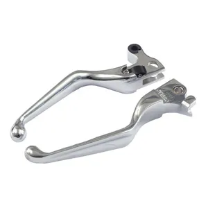 Doss Replacement OEM Handlebar Lever Set In Chrome For Harley Davidson 2007-2013 Sportster & 08-12 XR1200 Motorcycles (76593)