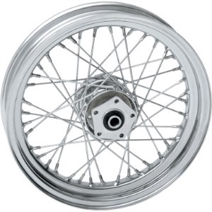 Drag Specialties Replacement Laced 40 Spoked Front Wheel 16x3 Inches For 86-89 FLST/C/F/N Part Number (0203-0408)