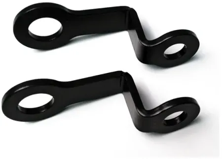 thumbnail image 2 of Universal Black Turn Signal Mounting Clamps - 49mm Forks - Fits Harley & Honda - WTMT 2 of 6