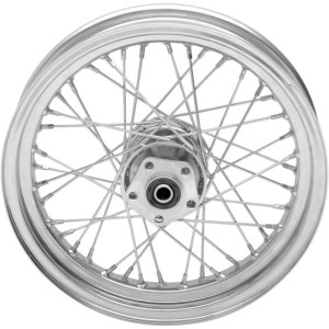 Drag Specialties Replacement Laced 40 Spoked Rear Wheel 16x3 Inches For 86-96 FXST/FLST, XL; 86-94 FXR, 91-96 FXD Part Number (0204-0371)