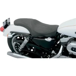 Drag Specialties Predator Seat (Black Flame Stitch) For All 2004-2020 XL (0804-0399)