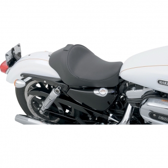Drag Specialties Solo Seat (Smooth) With Optional Pillion And Backrest For 2004-2020 XL Models (0804-0391)