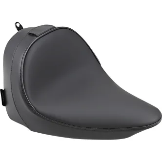 Drag Specialties Solo Seat (Smooth) With Optional Backrest And Pillion For 11-13 FXS, 12-17 FLS (0802-0784)