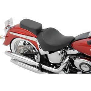 Drag Specialties Solo Seat (Smooth) With Optional Backrest And Pillion For 00-07 FLSTS/C, 05-17 FLSTN, 07-17 FLSTC (0802-0806)