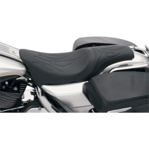 Drag Specialties Predator Seats (Flame Stitch) For 97-07 FLHR, 06-07 FLHX MODELS (0801-0213)