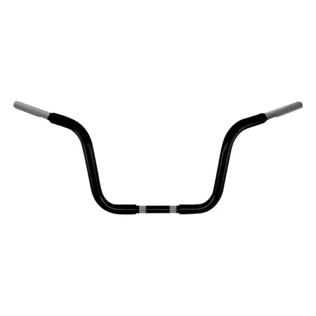 Wild 1 Ape Hanger Bars With 25.5cm (10 Inch) Rise In Black Finish For 1982-2020 Harley Davidson Models (excl. 88-11 Springers) (WO515B)
