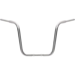 Wild 1 Ape Hanger Bars With 35.5cm (14 Inches) Rise In Chrome Finish For 1982-2020 Harley Davidson Models (excl. 88-11 Springers) (WO572)