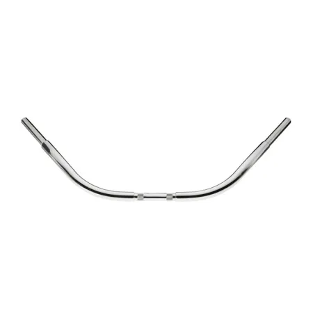 Wild 1 Beach Bars With 89mm (3.5 Inch) Rise In Chrome Finish For 1982-2020 Harley Davidson Models (excl. 88-11 Springers) (WO550)