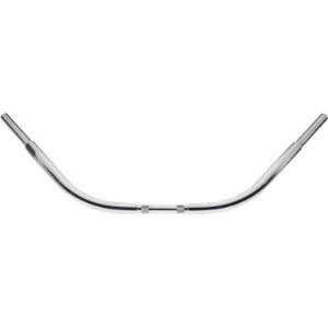 Wild 1 Beach Bars With 89mm (3.5 Inch) Rise In Chrome Finish For 1982-2020 Harley Davidson Models (excl. 88-11 Springers) (WO550)