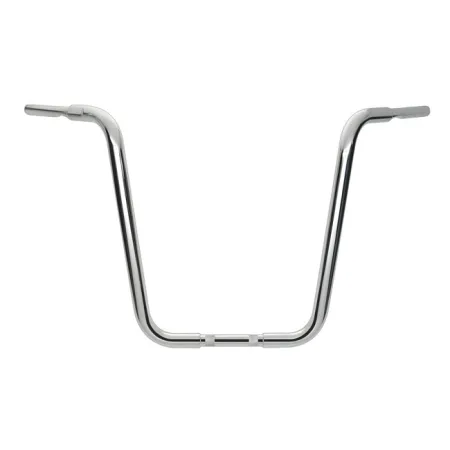 Wild 1 Psycho Chubby 45.5cm (18 Inch) Ape Hanger Bars In Chrome Finish For 1982-2020 Harley Davidson Models (excl. 88-11 Springers) (WO570)