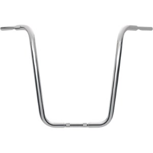 Wild 1 Psycho Chubby 51cm (20 Inch) Ape Hanger Bars In Chrome Finish For 1982-2020 Harley Davidson Models (excl. 88-11 Springers) (WO571)