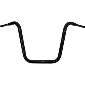 Drag Specialties 16 Inch Ape Hanger 38mm (1-1/2 inch) Big Buffalo Bars in Black Finish For Touring Motorcycles (0601-1252)