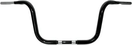 Drag Specialties 12.5 Inch Ape Hanger 32mm (1-1/4 inch) Buffalo Handlebars in Black Finish For 2008-2024 Road King & 2008-2013 Road Glide Models (0601-2740)