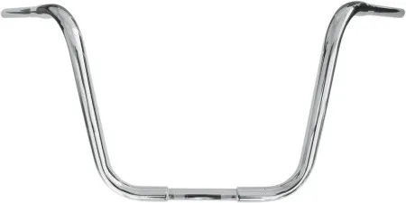 Drag Specialties 14 Inch Ape Hanger 32mm (1-1/4 inch) Buffalo Handlebars in Chrome Finish For 2008-2024 Road King & 2008-2013 Road Glide Models (0601-2736)