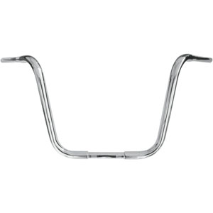 Drag Specialties 14 Inch Ape Hanger 32mm (1-1/4 inch) Buffalo Handlebars in Chrome Finish For Touring Motorcycles (0601-2736)