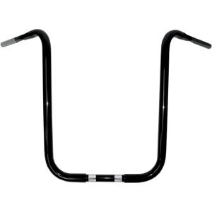 Drag Specialties 20 Inch Ape Hanger 32mm (1-1/4 inch) Buffalo Handlebars in Black Finish For Touring Motorcycles (0601-1247)