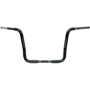 Drag Specialties 17 Inch Ape Hanger 32mm (1-1/4 inch) Buffalo Handlebars in Black Finish For Touring Motorcycles (0601-2747)