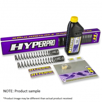 Hyperpro Front Fork Springs Kit For 2007-2010 FXD Dyna Models (SP-HD16-SSA009)