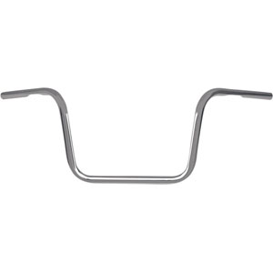 Drag Specialties 10 Inch Ape Hanger 25.4mm (1 inch) Touring Handlebars in Chrome Finish (0601-1213)