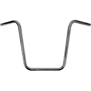 Drag Specialties 18 Inch Ape Hanger 25.4mm (1 inch) Touring Handlebars in Chrome Finish (0601-1224)